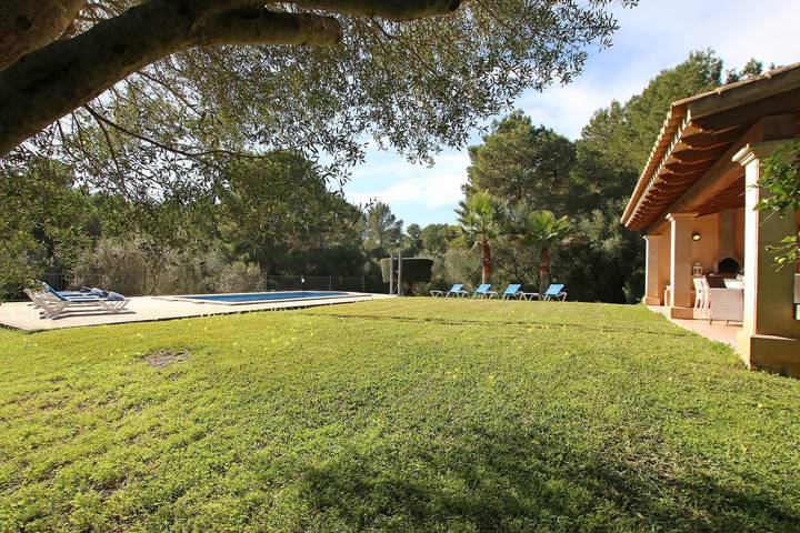 Finca 'Son Cami' mit Bergblick, Wi-Fi und Klimaanlage in Felanitx, Mallorca Süden