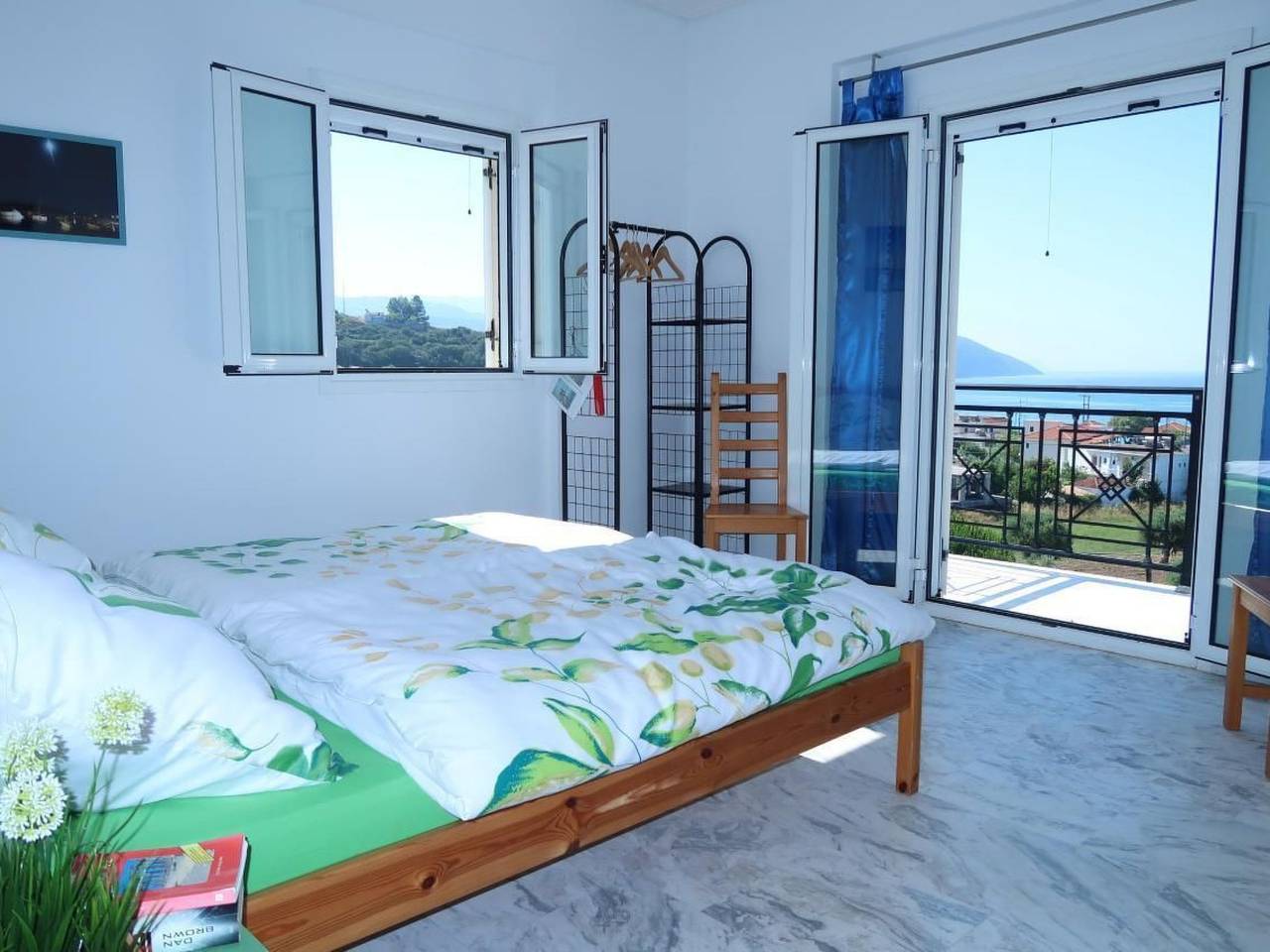 Ganze Wohnung, Mit Blick auf das Wasser in Finikounda, Messenien