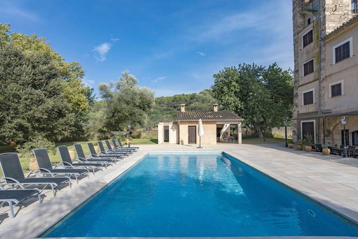 Finca für 12 Personen, mit Balkon und Terrasse sowie Garten in Selva - 3