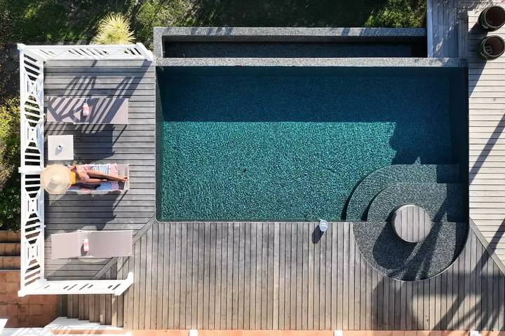 Villa pour 11 personnes, avec jardin ainsi que piscine et vue