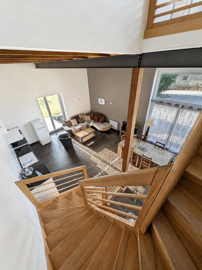 Maison de vacances pour 7 personnes, avec Terrasse et Jardin ainsi que Piscine et Vue à Langoat