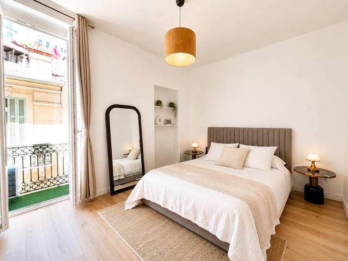 Gîte pour 4 personnes, avec balcon dans Gare de Monaco Monte Carlo