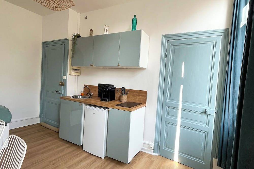 Ganze Wohnung, The blue cocoon in Dünkirchen, Flanderns Dünenküste
