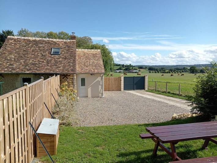 Maison de vacances pour 6 personnes, avec Terrasse et Vue à Saint-Cosme-en-Vairais