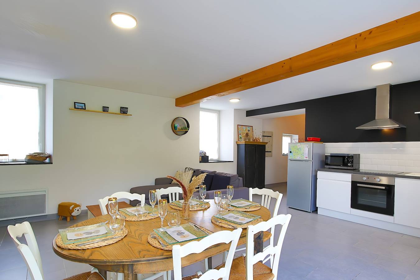 Ferienhaus 'Chez Manie et Mablot' mit privater Terrasse, Garten und Wlan in Créances, Coutances und Umgebung