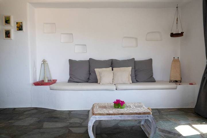 Ganze Wohnung, Ideales Apartment mit 1 Schlafzimmer für 2 oder 3! in Agkairia, Paros