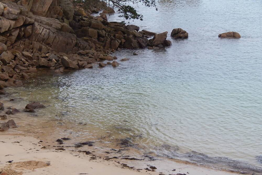 Haus am Meer, Strand und kleinen Fischerhafen in Trédrez-Locquémeau, Lannion und Umgebung