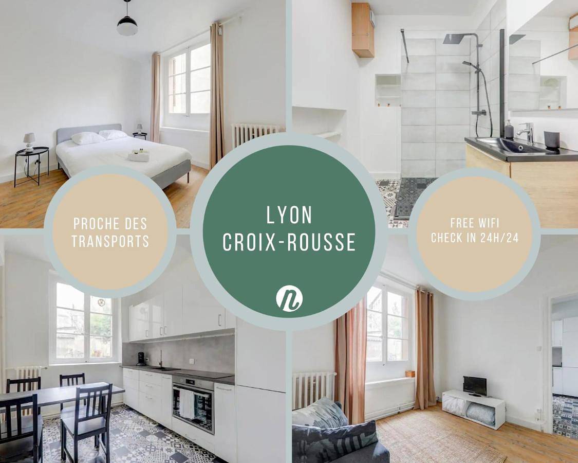 Appartement entier, Le White Cozy - Lyon - Croix Rousse in Lyon, Lyon et ses environs