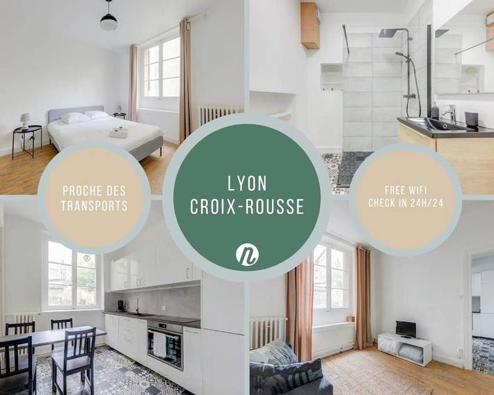 Gîte pour 4 personnes dans Théâtre de la Croix Rousse