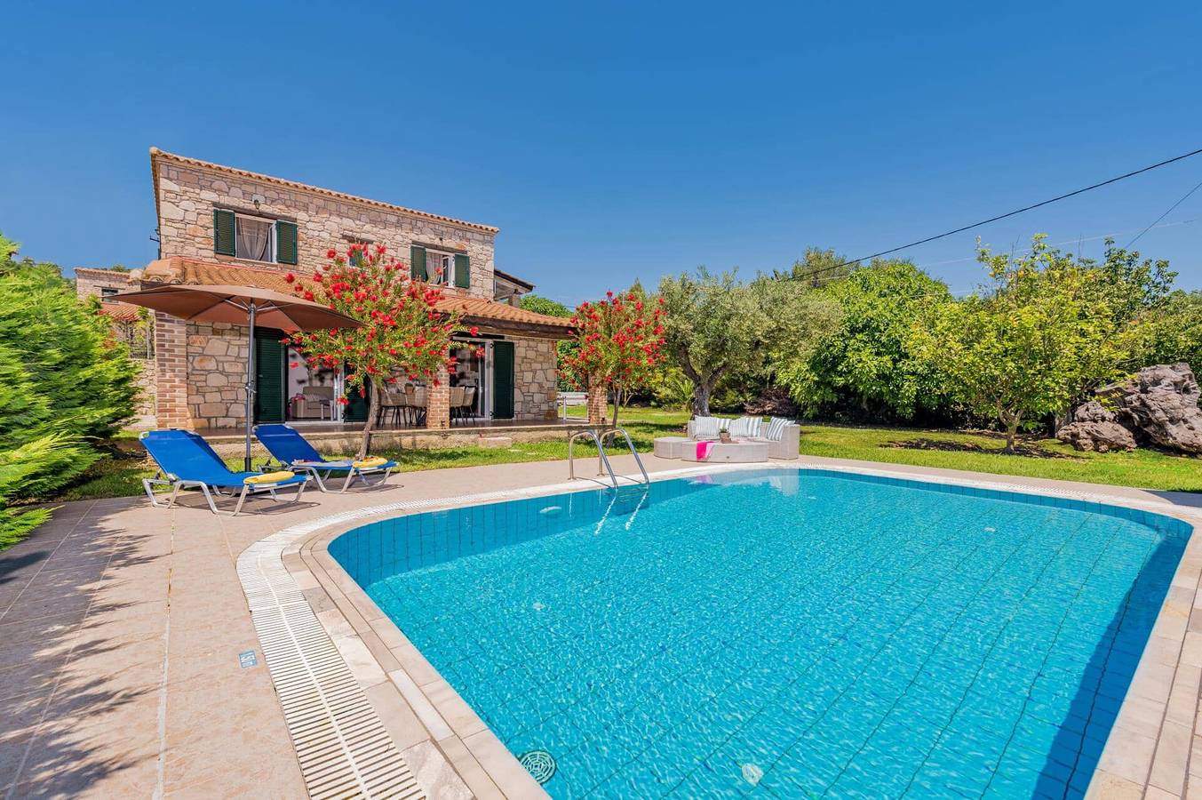 Villa Rizolia Epta by Villa Plus in Lithakia, Laganas