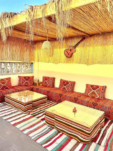 Chambre d’hôte pour 2 personnes, avec terrasse et jacuzzi dans Tamraght Ouzdar