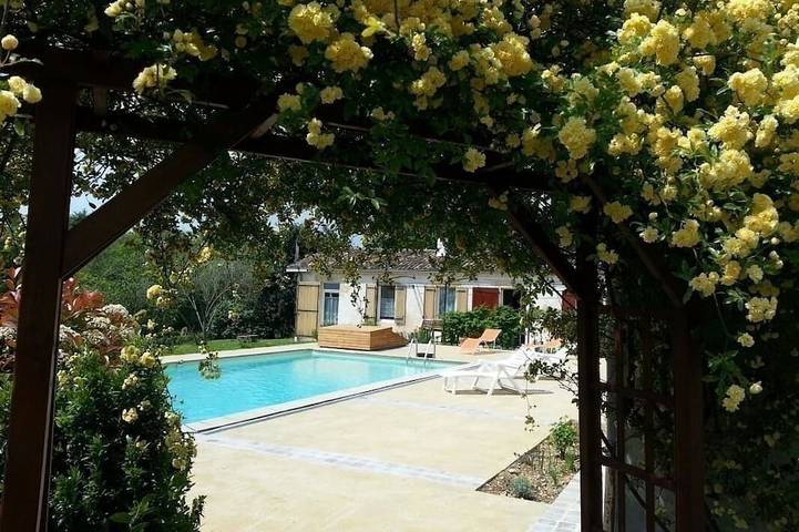 Maison de vacances pour 6 personnes, avec piscine et jardin