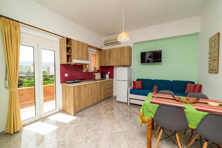 Appartement de vacances pour 4 personnes, avec Balcon et Terrasse ainsi que Jardin et Vue