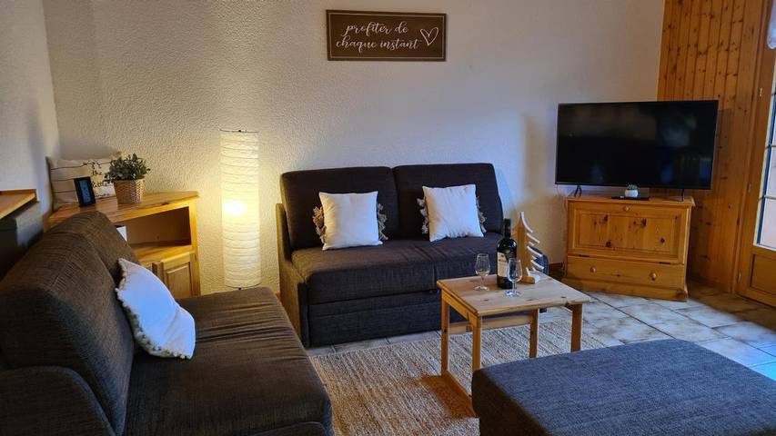 Appartement de vacances pour 7 personnes, avec Balcon et Terrasse ainsi que Jardin et Vue