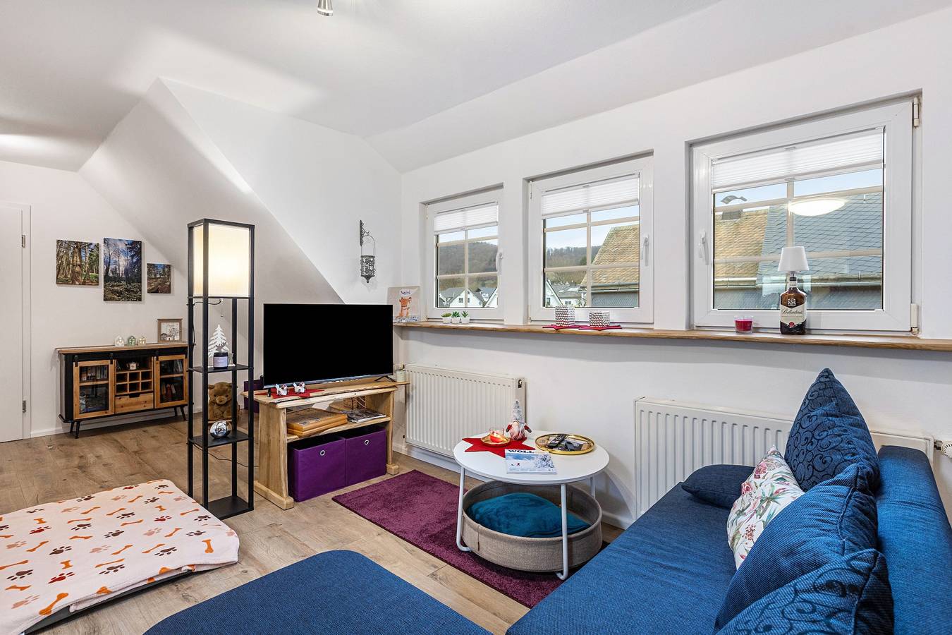 Appartement entier, Appartement de vacances 'Zum Heubalken' avec balcon et Wi-Fi in Bad Fredeburg, Schmallenberg