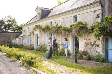 Chambre d’hôte pour 4 personnes, avec jardin dans Maine-et-Loire