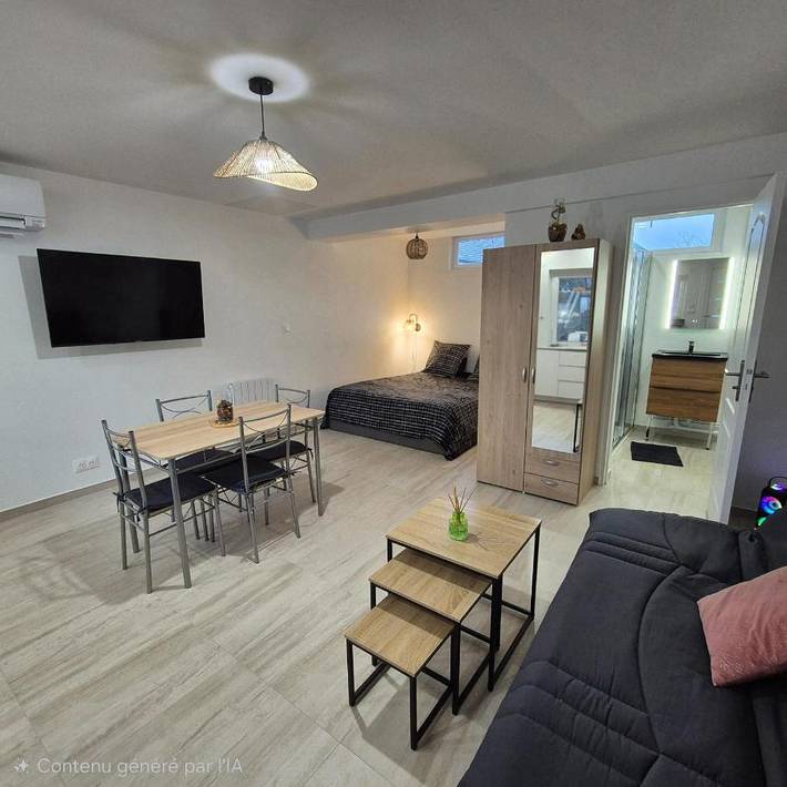 Gîte pour 4 personnes, avec jardin et terrasse à Villeneuve-le-Comte