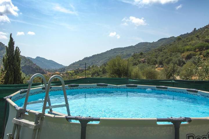 Maison de campagne pour 8 personnes, avec Balcon et Terrasse ainsi que Jardin et Piscine à Dolceacqua - 3
