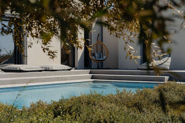 Villa pour 6 personnes, avec terrasse et jardin dans Naxos