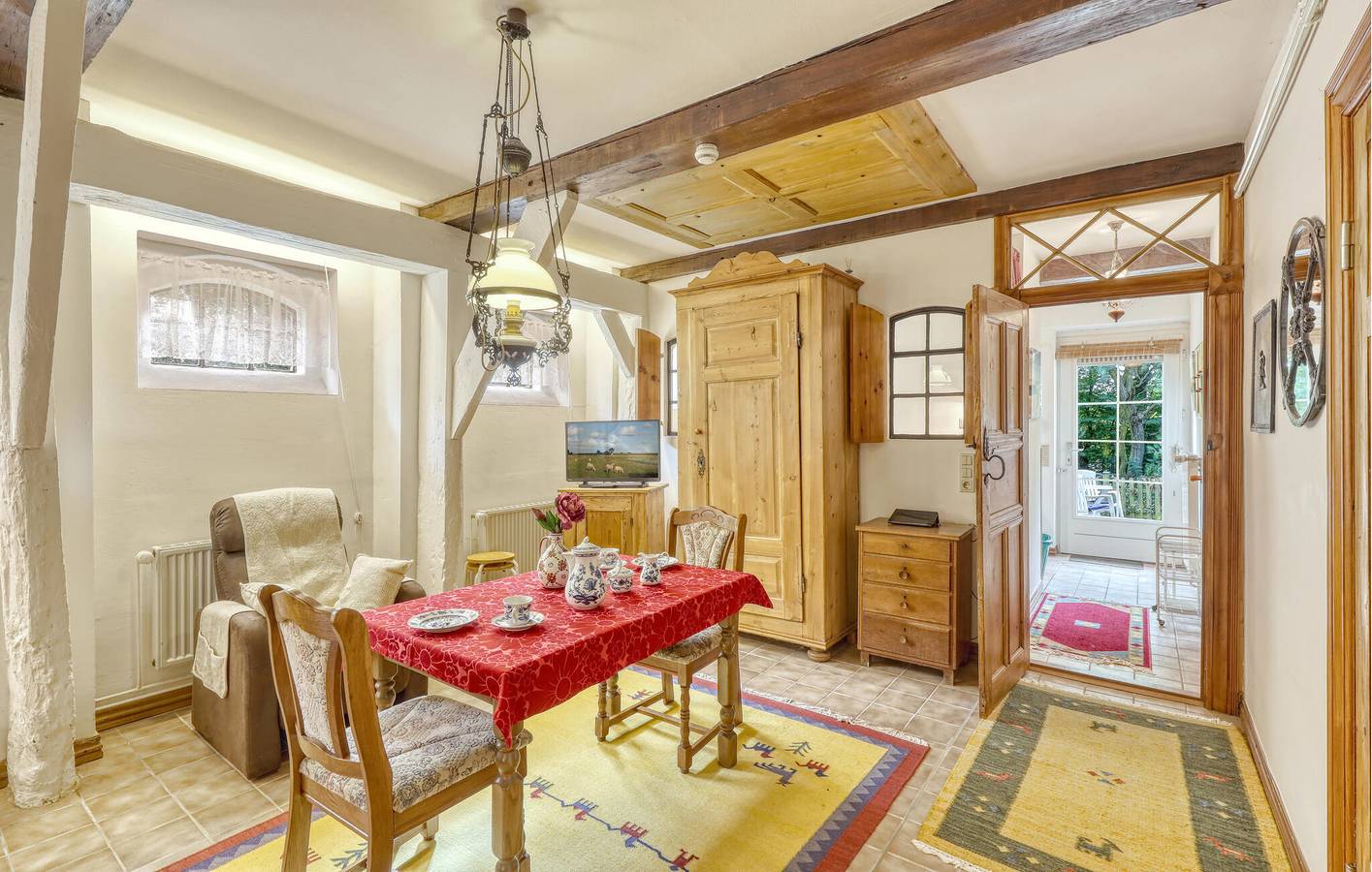 Ganze Ferienwohnung, Gemütliche Wohnung mit Terrasse, WiFi & Parkplatz bei Galmsbüll in Galmsbüll, Nordfriesland