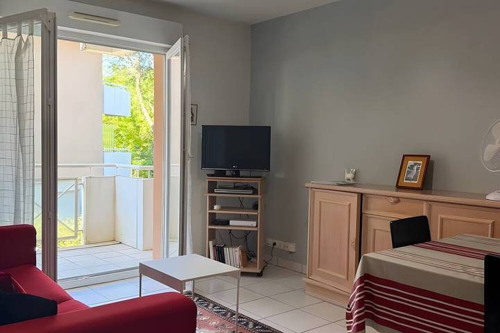 Gîte pour 4 personnes, avec balcon et piscine dans Port de la Hume