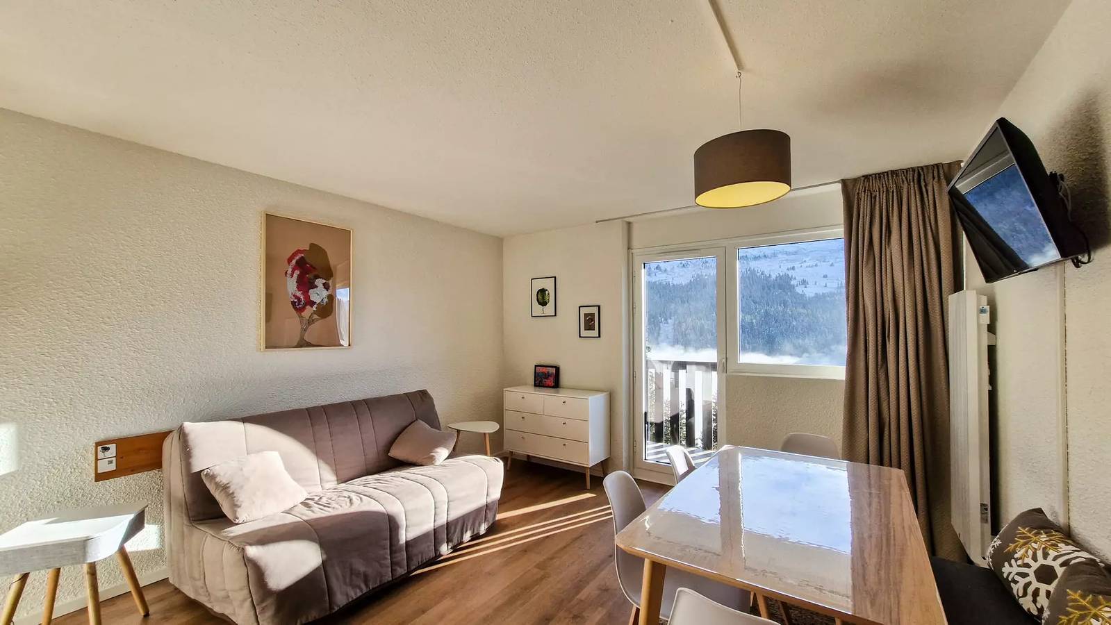 Studio entier, Studio confortable · Centre station · Balcon in Flaine, Arâches-la-Frasse