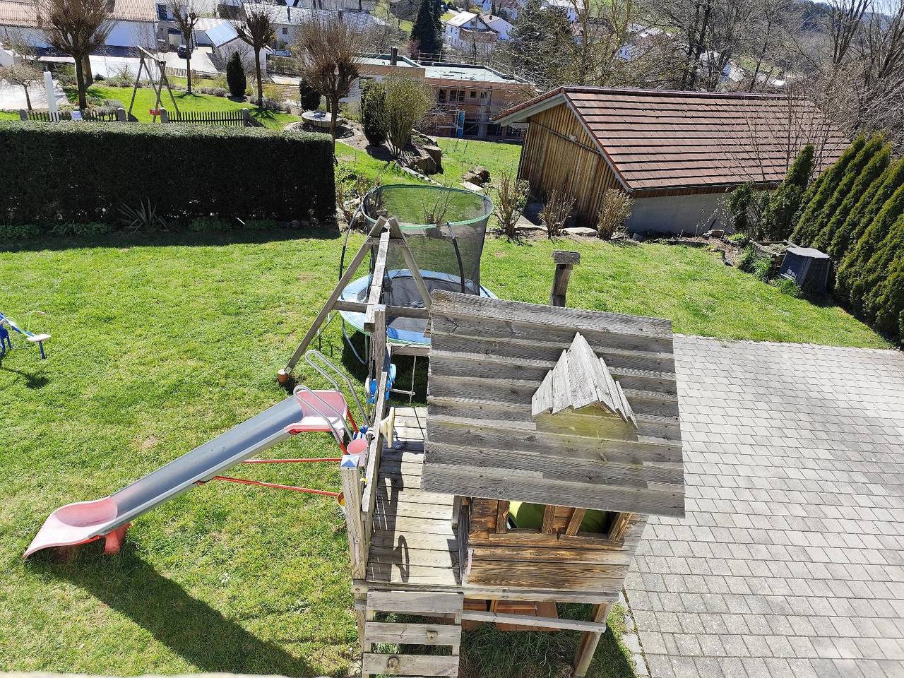 Ferienwohnungen zur Burgruine - Ferienwohnung mit französischem Balkon in Runding, Ostbayern