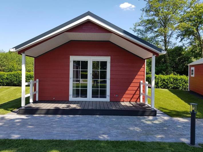 Camping für 6 Personen, mit Terrasse und Garten sowie Ausblick am Veluwemeer