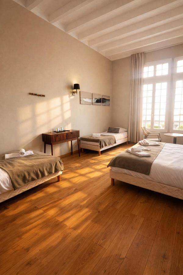 Double Room with Sea View in Villers-sur-Mer, Région de Lisieux