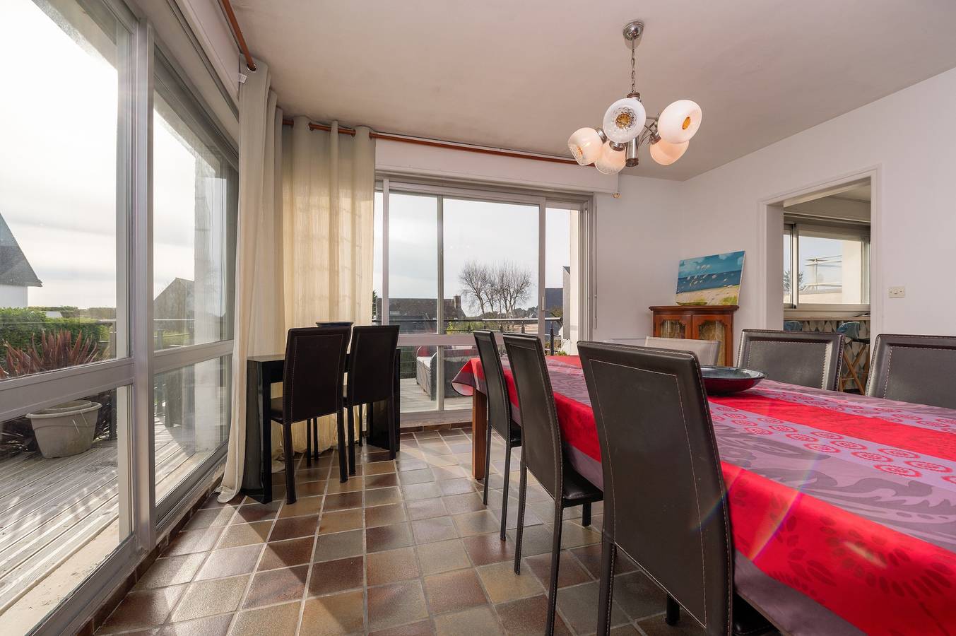 Maison de vacances 'Maison Guidel Plage' avec vue sur la mer, terrasse privée et Wi-Fi in Guidel, Côte des Mégalithes