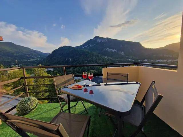 Appartement de vacances pour 5 personnes, avec vue et balcon