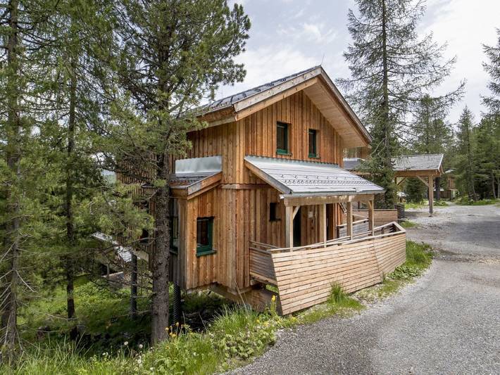 Ferienhaus für 8 Personen, mit Balkon und Whirlpool sowie Sauna an der Turracher Höhe