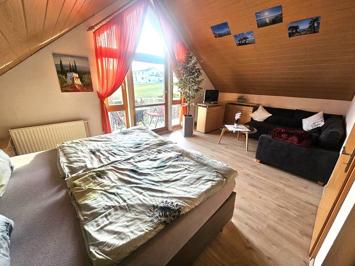 Appartement entier, Appartement 'Herdi-Schön' avec balcon in Herdwangen-Schönach, Region Bodensee-Oberschwaben