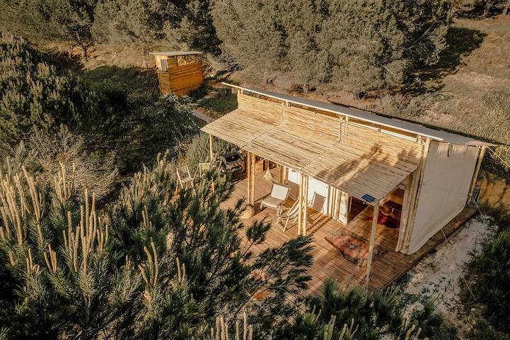 Cabana para 2 pessoas, com sauna e jardim no Algarve