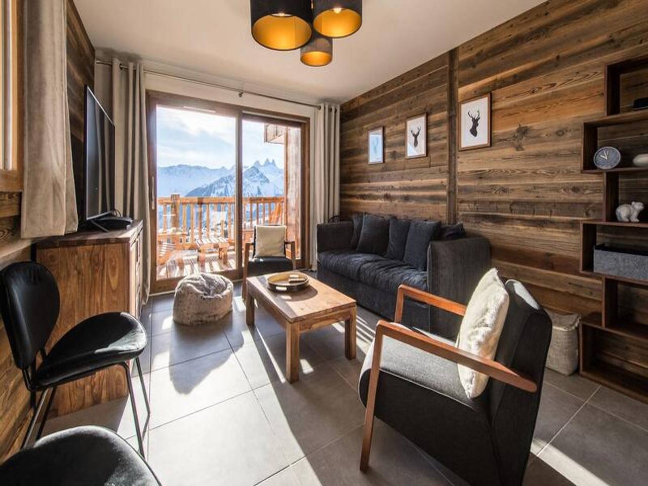 Ganze Wohnung, Ferienwohnung in Les Retenues mit direktem Zugang zu den Skipisten in La Toussuire, Fontcouverte-la-Toussuire