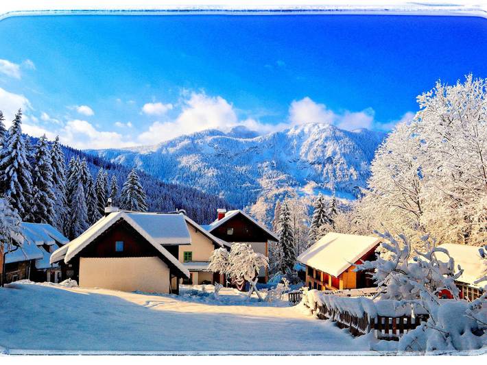 Hütte für 6 Personen, mit Garten und Balkon, kinderfreundlich in Spital am Pyhrn