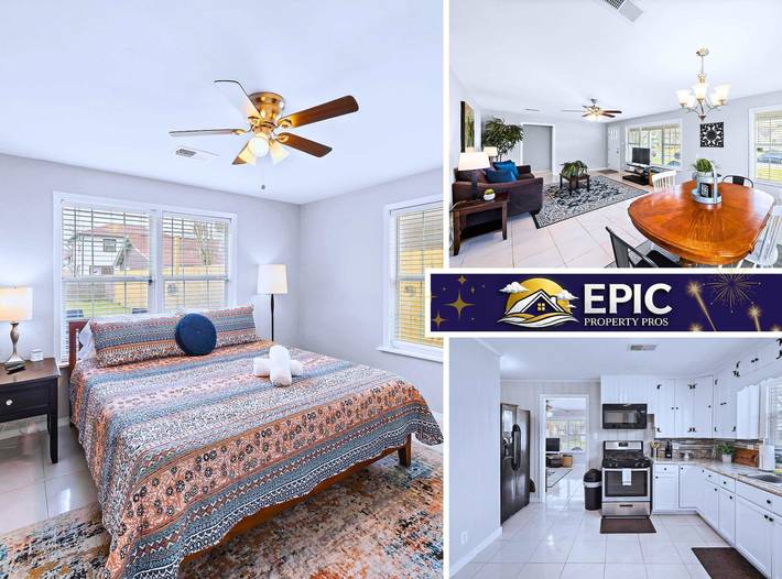 Vacation house for 11 people, with terrace and yard in Texas