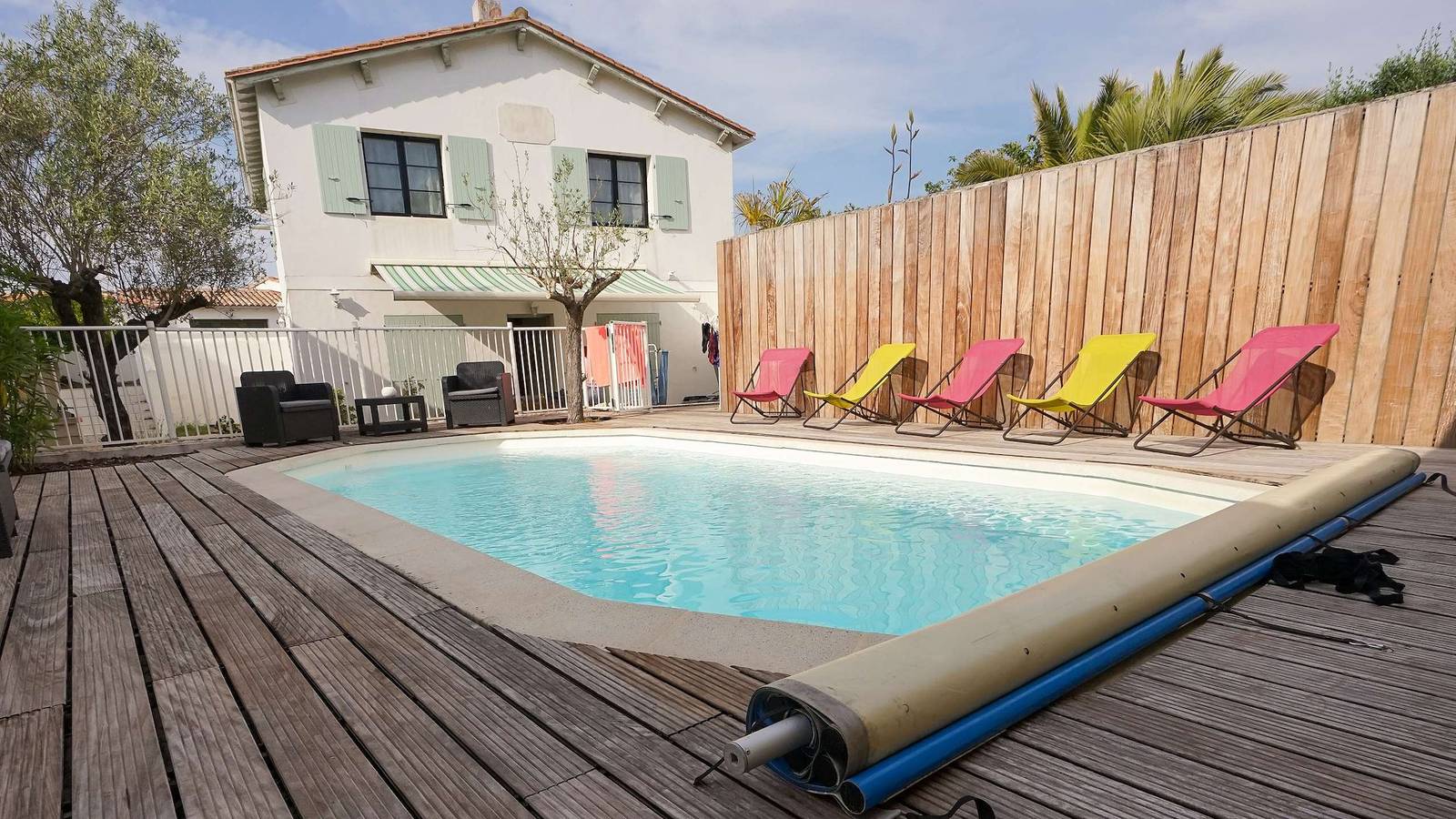 Ganze Ferienwohnung, Ferienwohnung für 8 Personen mit Pool in Rivedoux-Plage, Ile de Re