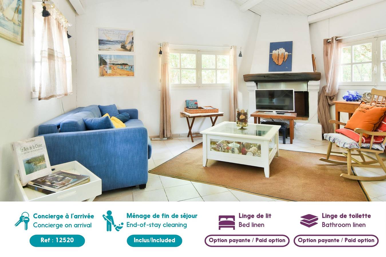 500 m vom Strand - Garten - Haus für 6 in Noirmoutier-en-l'Île, Noirmoutier