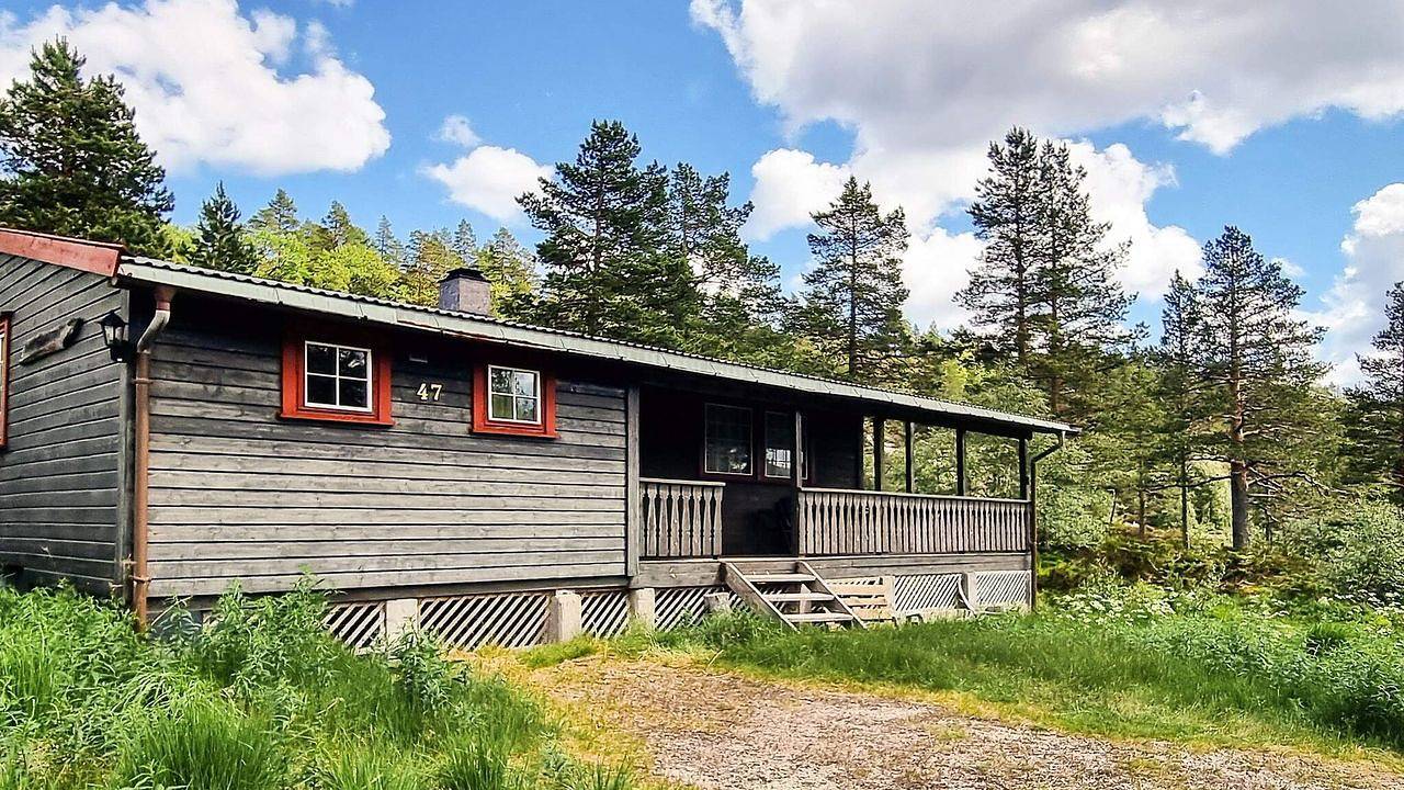 Feriehus for 7 personer med terrasse in Bortelid, Åseral