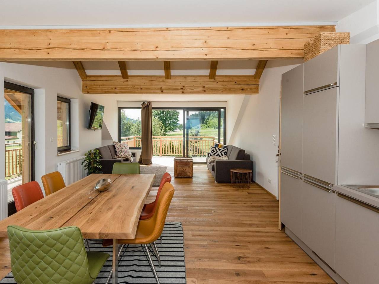 Ganze Ferienwohnung, Naturchalet Höflehner - Ferienwohnung Himmel, 2x Bad, Wc, 2 Schlafräume in Ramsau am Dachstein, Schladming-Dachstein
