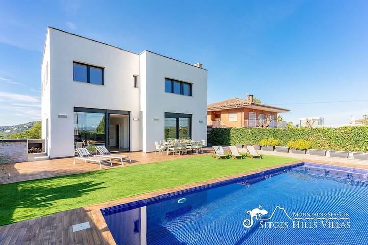Casa rural para 9 personas, con jardín y terraza en Canyelles (Barcelona)