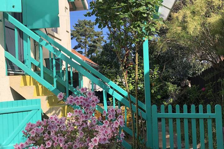 Appartement de vacances pour 4 personnes, avec jardin à Lacanau