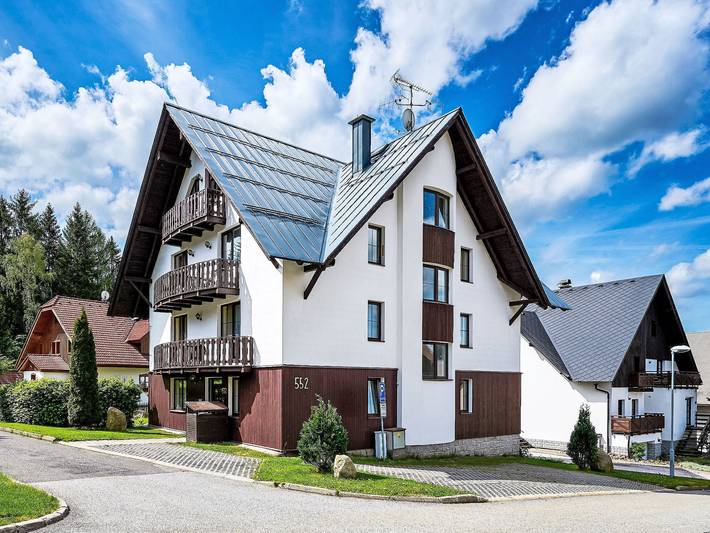 Apartament wakacyjny dla 3 osób, z Balkon i Ogród w Harrachov