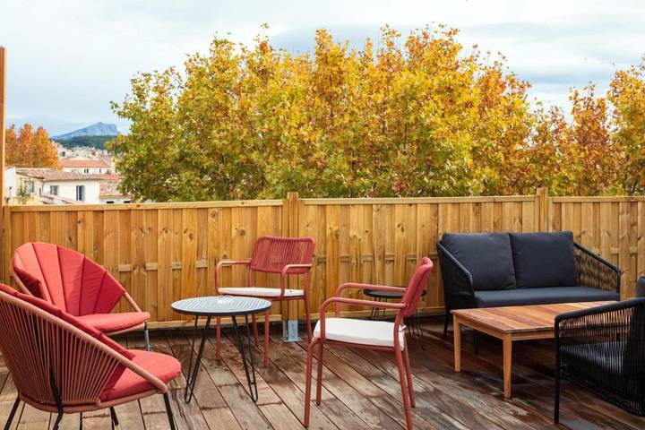 Hôtel pour 2 personnes, avec terrasse