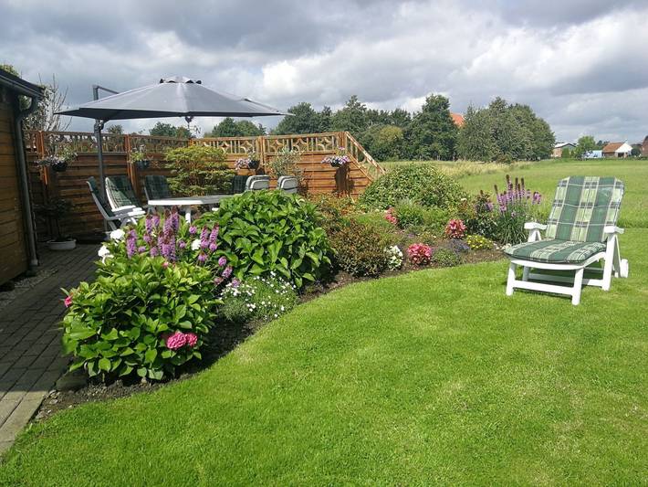 Ferienwohnung für 6 Personen, mit Ausblick und Garten sowie Terrasse, kinderfreundlich in Wischhafen - 3