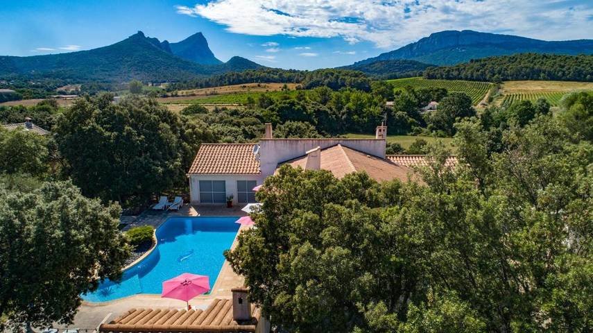 Maison de vacances pour 4 personnes, avec piscine ainsi que jardin et vue - 1
