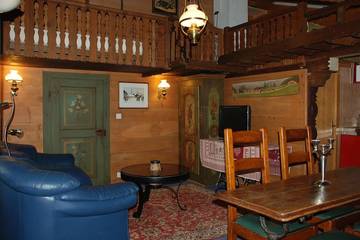 Chalet pour 4 personnes, avec balcon, animaux acceptés dans Gstaad