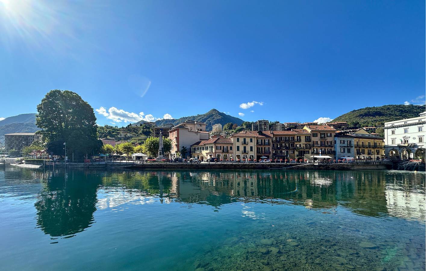 Geheel vakantieappartement, Lakeside Retreat met wifi, terras en parkeerplaats - 300 m van Lago d'Orta in Omegna, Ortameer