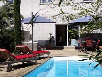 Maison de vacances pour 6 personnes, avec piscine et jardin à Le Bouscat